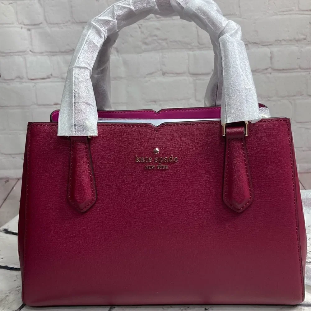 KATE SPADE TIPPY SMALL LEATHER SATCHEL BAG NWT